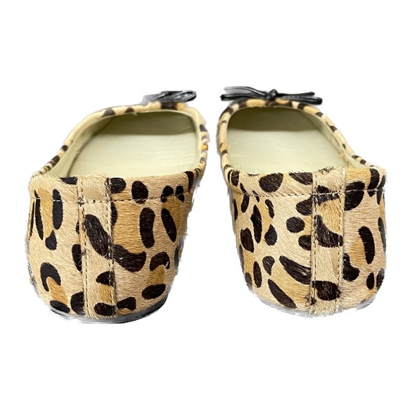 Steve Madden Tipie Cheetah Printed Cowhide and Patent Leather Flat Size 9.5 - Picture 5 of 7